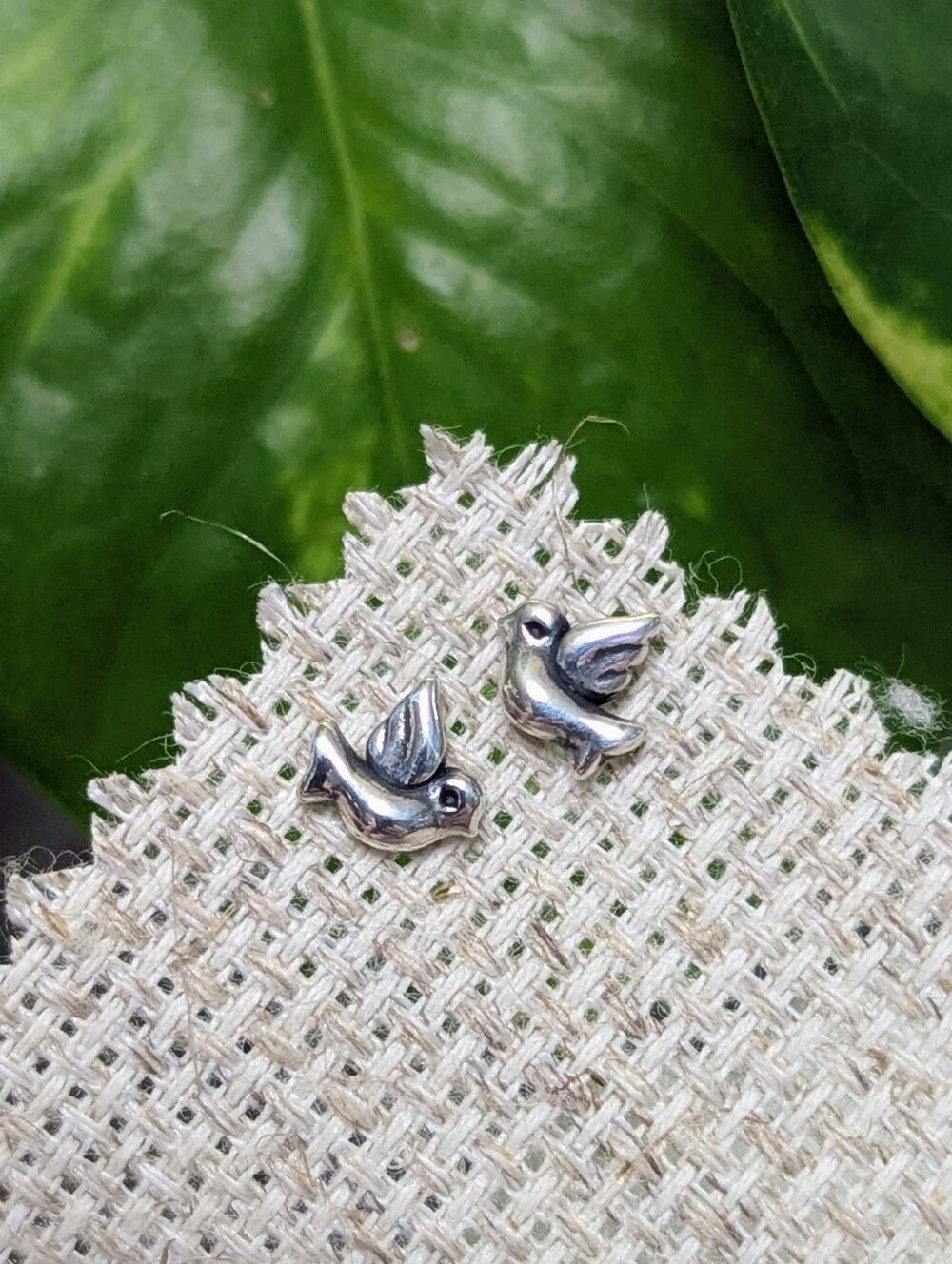 James Avery Retired Bird Earrings Sterling Silver